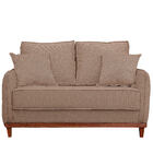 Kit Sofa Sena 2 E 3  Lugares Base De Madeira Para Sala Hotel