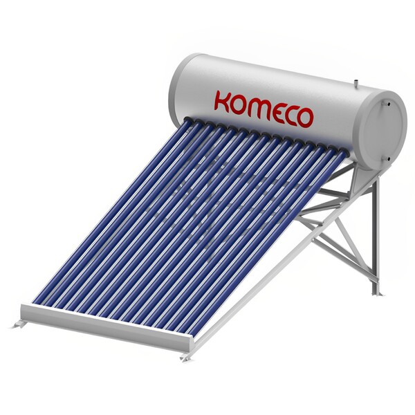 Kit Solar Acoplado Vácuo 15 Tubos Komeco