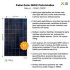 Kit Solar Iluminação 280w Resun 10 Lâmpadas Controlador 20a