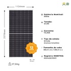 Kit Solar Monocristalino 599kwh/mês Canadian Inversor Unipowe