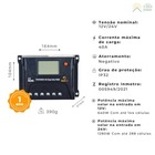 Kit Solar Placa Solar 160w Com Controlador De Carga 40a 12v P