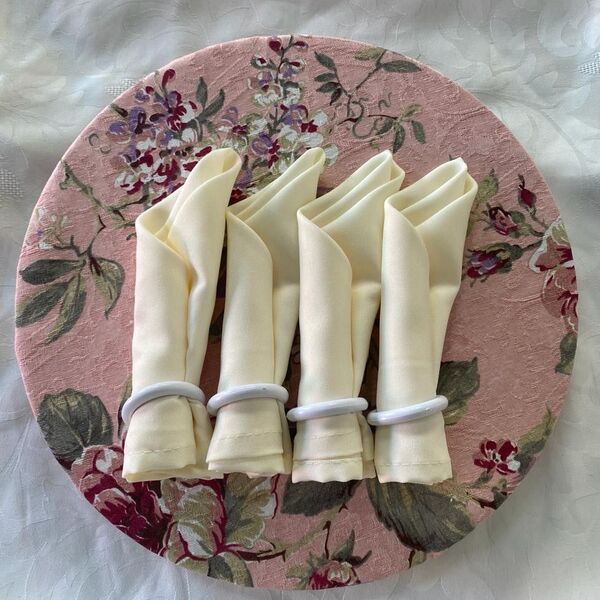 Kit Souplast P/4 Lugares Base Mdf  Rosa Floral