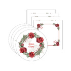 Kit Sousplat + Guardanapo Amor Eterno - 4 Peças - Com Base