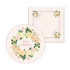 Kit Sousplat + Guardanapo Amor Verdadeiro