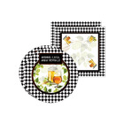 Kit Sousplat + Guardanapo Boteco - 2 Peças - Sem Base