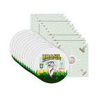 Kit Sousplat + Guardanapo Copa Mascote - 12 Peças - Com Base