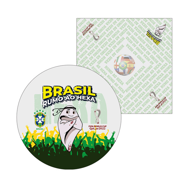 Kit Sousplat + Guardanapo Copa Mascote - 1 Peça - Sem Base
