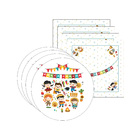 Kit Sousplat + Guardanapo Junina Dança - 4 Peças - Com Base