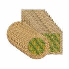 Kit Sousplat + Guardanapo Milho/palha - 2 Peças - Sem Base