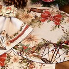 Kit Sousplat + Guardanapo Natal Christmas Vintage - 1 Peça -