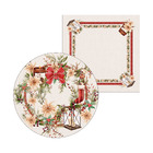 Kit Sousplat + Guardanapo Natal Christmas Vintage - 1 Peça -