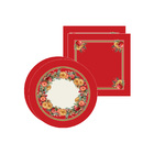 Kit Sousplat + Guardanapo Natal Especiarias - 2 Peças - Com B