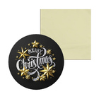 Kit Sousplat + Guardanapo Natal Feliz Natal - 1 Peça - Sem Ba