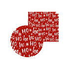 Kit Sousplat + Guardanapo Natal Fundo Hoho - 2 Peças - Sem Ba