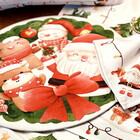 Kit Sousplat + Guardanapo Natal Infantil Ii - 2 Peças - Com B