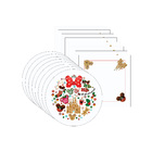 Kit Sousplat + Guardanapo Natal Magic - 8 Peças - Com Base