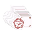 Kit Sousplat + Guardanapo Natal Trenó - 12 Peças - Com Base