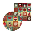 Kit Sousplat + Guardanapo Natalino