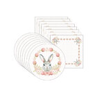 Kit Sousplat + Guardanapo Páscoa Coelho Ovos - 8 Peças - Com