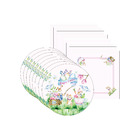 Kit Sousplat + Guardanapo Páscoa Easter - 8 Peças - Com Base