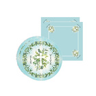 Kit Sousplat + Guardanapo Páscoa Ele Vive - 2 Peças - Com Base