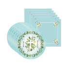 Kit Sousplat + Guardanapo Páscoa Ele Vive - 6 Peças - Sem Base