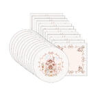 Kit Sousplat + Guardanapo Páscoa Feliz - 12 Peças - Sem Base