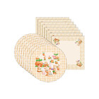 Kit Sousplat + Guardanapo Páscoa Infantil - 8 Peças - Sem Base