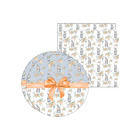 Kit Sousplat + Guardanapo Páscoa Laço - 2 Peças - Sem Base