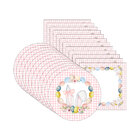 Kit Sousplat + Guardanapo Páscoa Orelhas - 12 Peças - Com Base