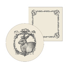 Kit Sousplat + Guardanapo Páscoa Retrô