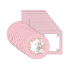 Kit Sousplat + Guardanapo Páscoa Tulipa - 12 Peças - Sem Base