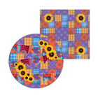 Kit Sousplat + Guardanapo Patchwork Girassol - 1 Peça - Sem B