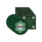 Kit Sousplat + Guardanapo Super Pai Verde - 8 Peças - Sem Base