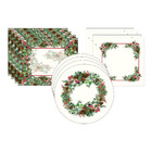 Kit Sousplat + Jogo Americano + Guardanapo Arbusto - 12 Peças