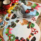 Kit Sousplat + Jogo Americano + Guardanapo Magic - 12 Peças -