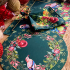 Kit Sousplat + Jogo Americano + Guardanapo Pássaro Verde - 1