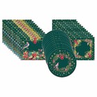 Kit Sousplat + Jogo Americano + Guardanapo Pássaro Verde - 1