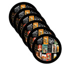 Kit Sousplat Beer - 6 Peças - Sem Base