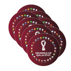 Kit Sousplat Copa Bandeira E Taça - 8 Peças - Com Base