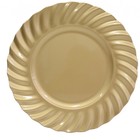 Kit Sousplat Dourado Wave, Guardanapo Cambraia De Linho E Ane