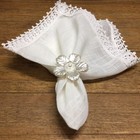 Kit Sousplat Dourado Wave, Guardanapo Cambraia De Linho E Ane