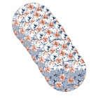 Kit Sousplat Floral Azul/branco - 6 Peças - Sem Base