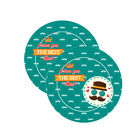 Kit Sousplat Love You Dad - 2 Peças - Sem Base