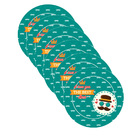 Kit Sousplat Love You Dad - 6 Peças - Com Base