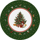 Kit Sousplat Natal Árvore Verde
