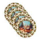 Kit Sousplat Natal Da Vila - 4 Peças - Sem Base