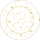 Kit Sousplat Natal Dourado Gliter