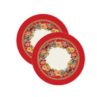 Kit Sousplat Natal Especiarias - 2 Peças - Com Base