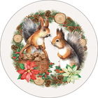 Kit Sousplat Natal Esquilo Ii